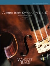 Allegro from Symphony No. 17 Orchestra sheet music cover